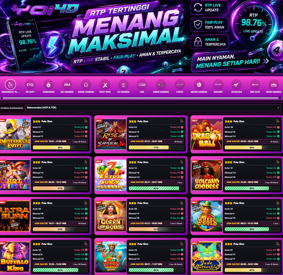 RTP LENGKAP YOI4D :  https://rdrnwl.net/rtpyoi4d