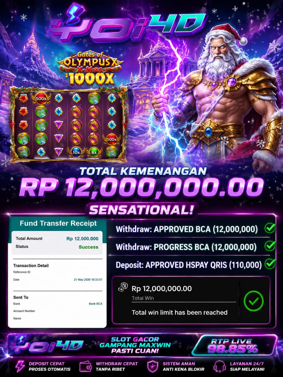 Bukti Withdraw Rp 0