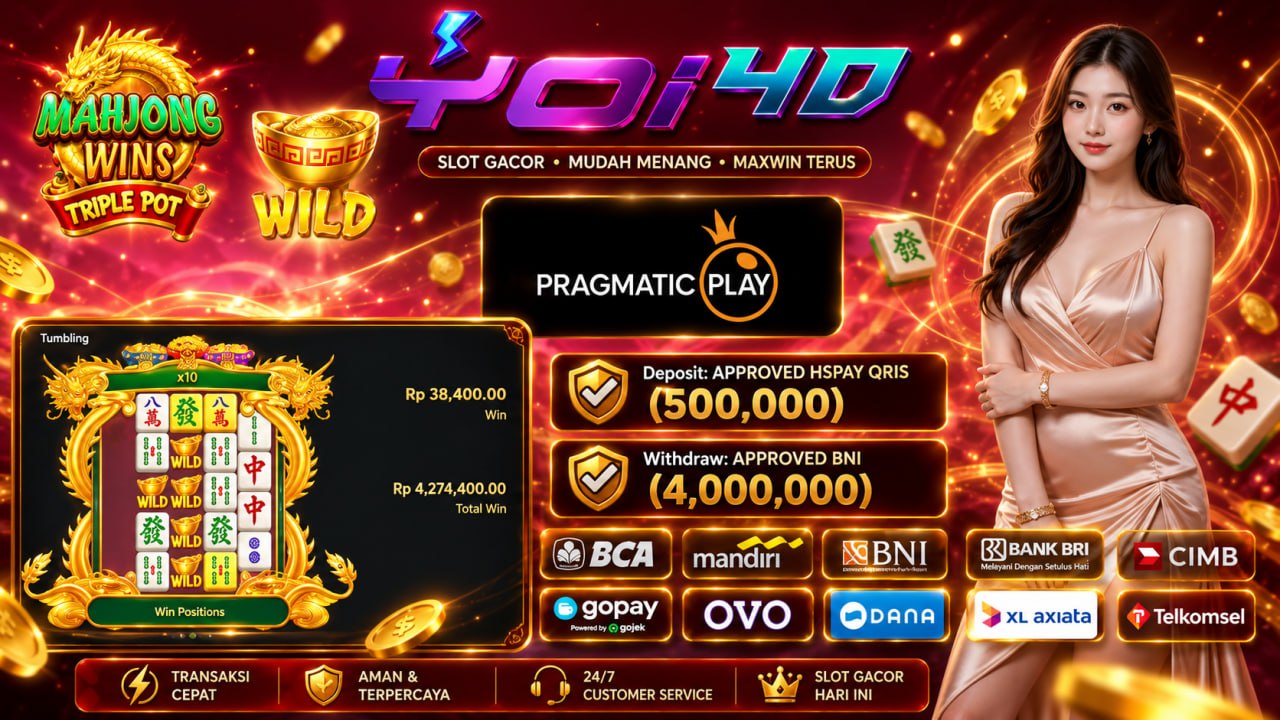 SELAMAT KEPADA MEMBER YOI𝟰D
DEPOSIT : RP 500.000
WITHDRAW : RP 4.000.000
LINK DA