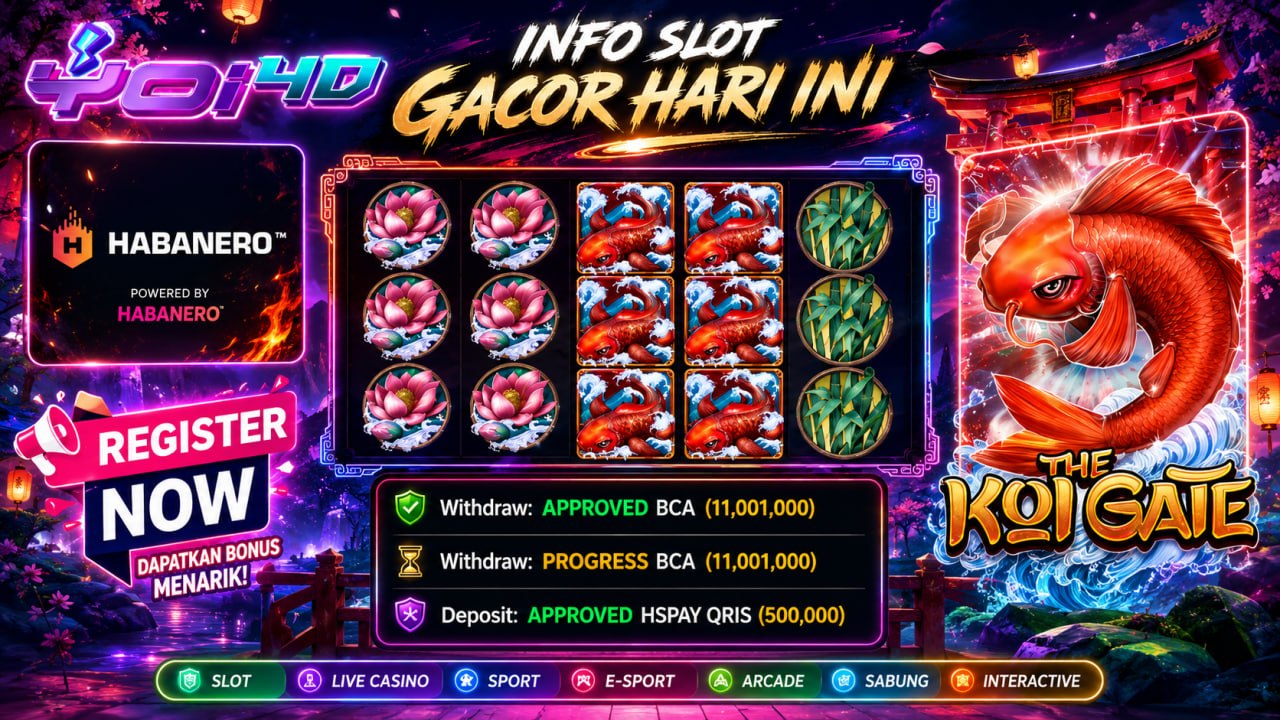 🔥SELAMAT KEPADA MEMBER YOI𝟰D🔥
DEPOSIT : RP 500.000
WITHDRAW : RP 11.001.000
LINK