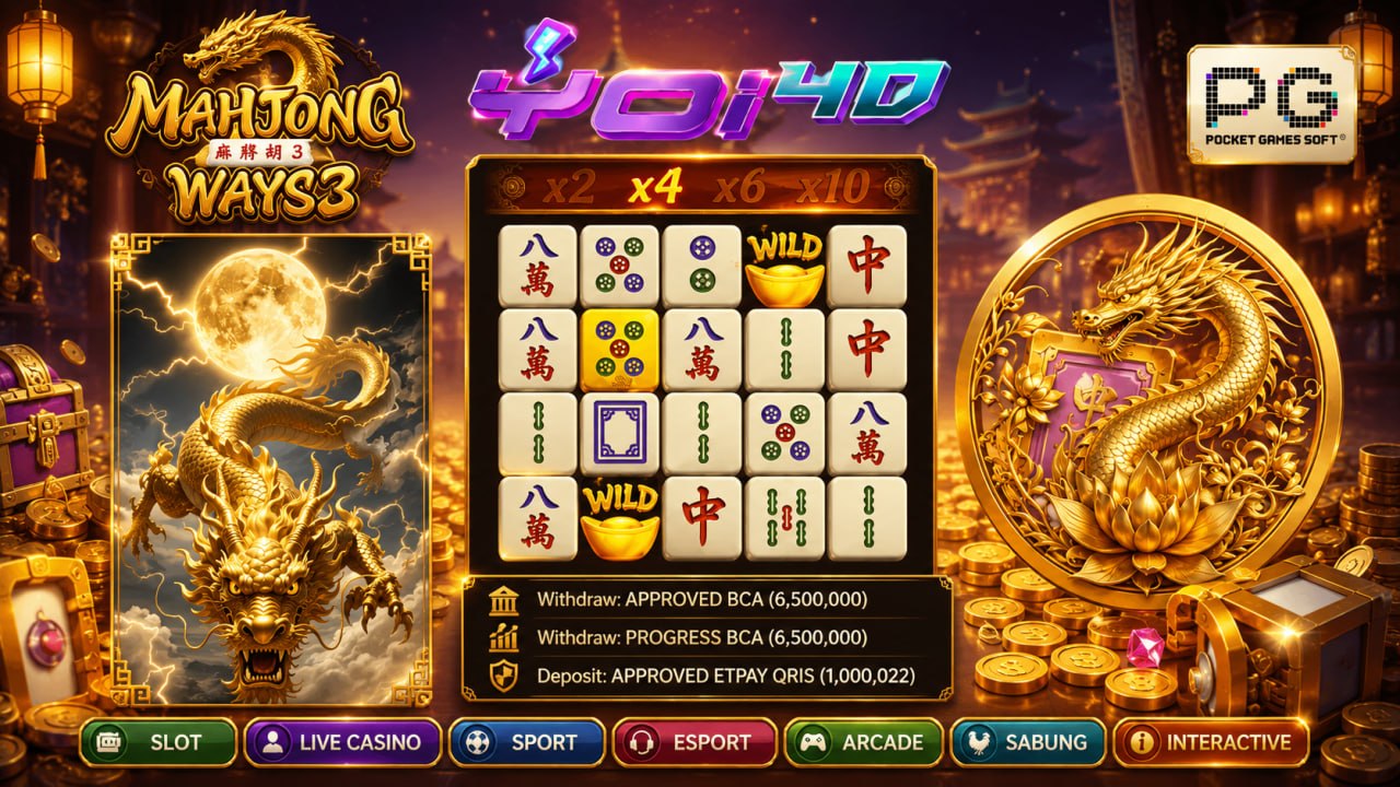 🔥SELAMAT KEPADA MEMBER YOI𝟰D🔥
DEPOSIT : RP 1.000.022
WITHDRAW : RP 6.500.000
LIN