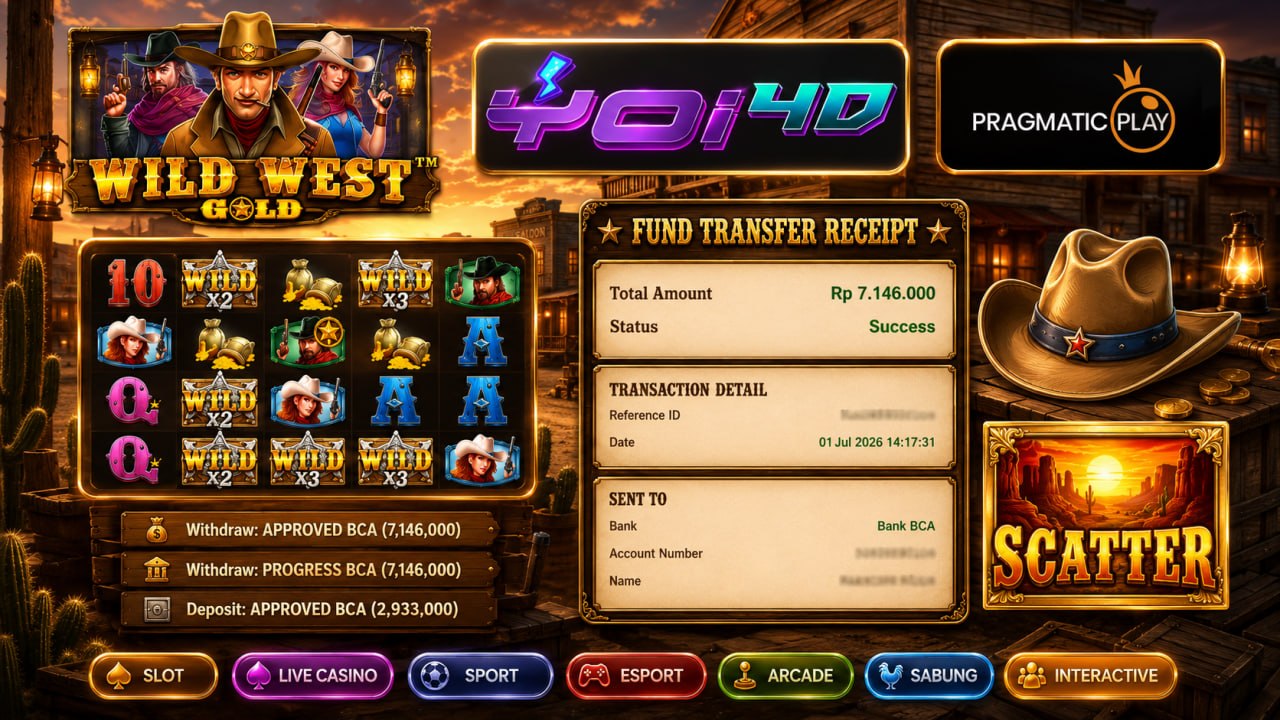 🔥SELAMAT KEPADA MEMBER YOI𝟰D🔥
DEPOSIT : RP 2.933.000
WITHDRAW : RP 7.146.000
LIN
