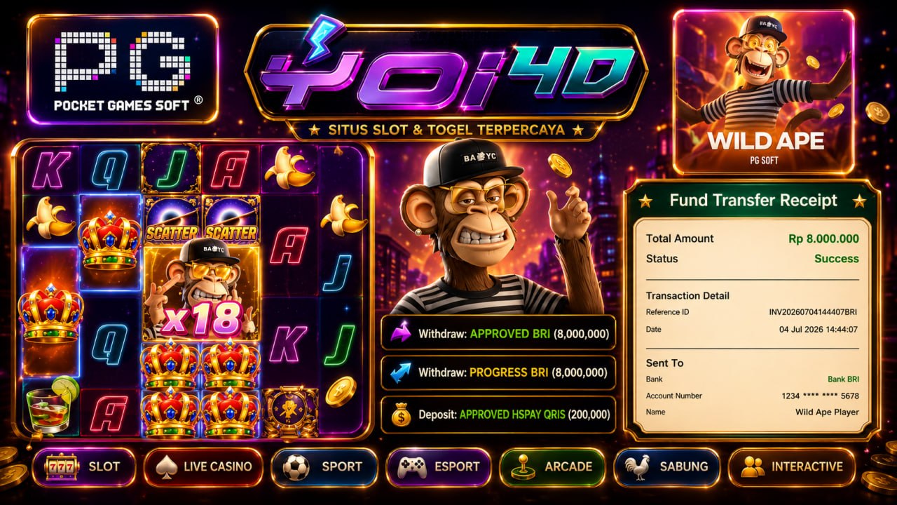 🔥SELAMAT KEPADA MEMBER YOI𝟰D🔥
DEPOSIT : RP 200.000
WITHDRAW : RP 8.000.000
LINK 