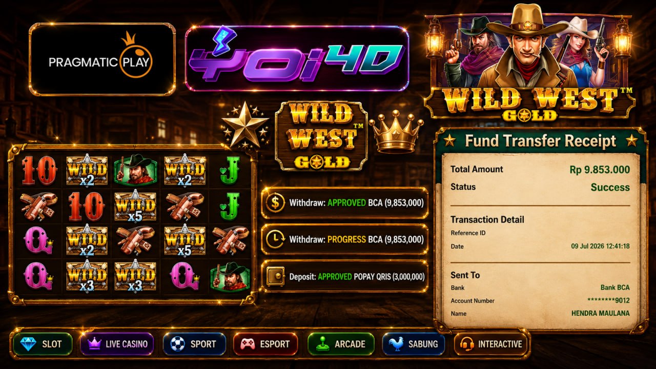 🔥SELAMAT KEPADA MEMBER YOI𝟰D🔥
DEPOSIT : RP 3.000.000
WITHDRAW : RP 9.853.000
LIN