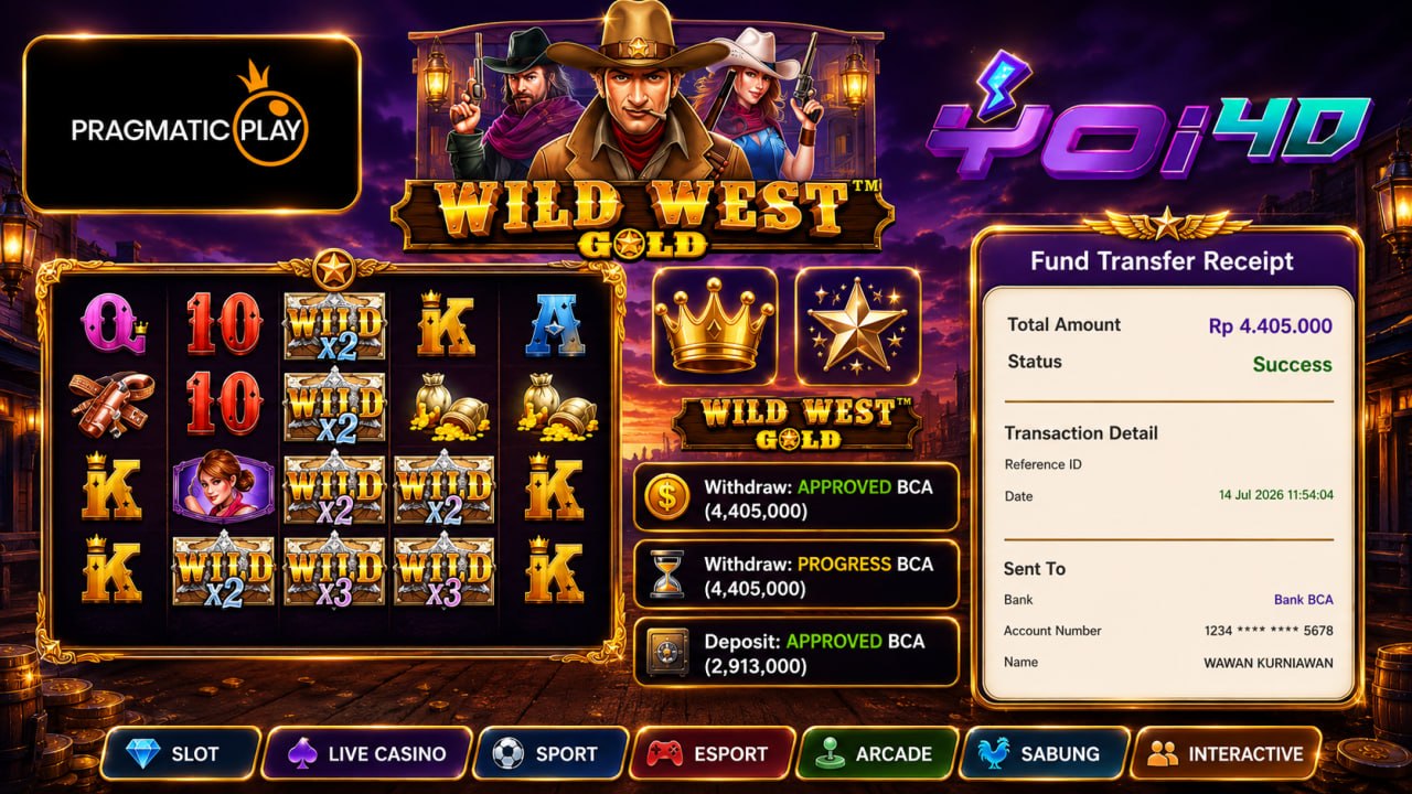 🔥SELAMAT KEPADA MEMBER YOI𝟰D🔥
DEPOSIT : RP 2.913.000
WITHDRAW : RP 4.405.000
LIN