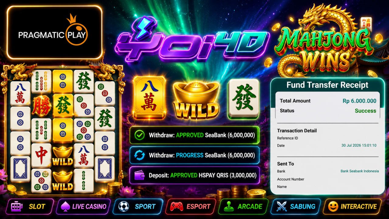 🔥SELAMAT KEPADA MEMBER YOI𝟰D🔥
DEPOSIT : RP 3.000.000
WITHDRAW : RP 6.000.000
LIN