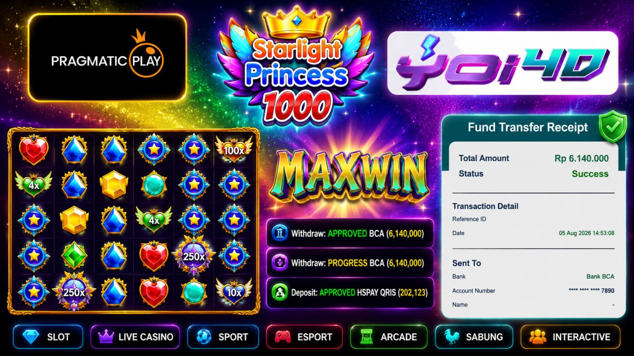 🔥SELAMAT KEPADA MEMBER YOI𝟰D🔥
DEPOSIT : RP 202.123
WITHDRAW : RP 6.140.000
LINK 