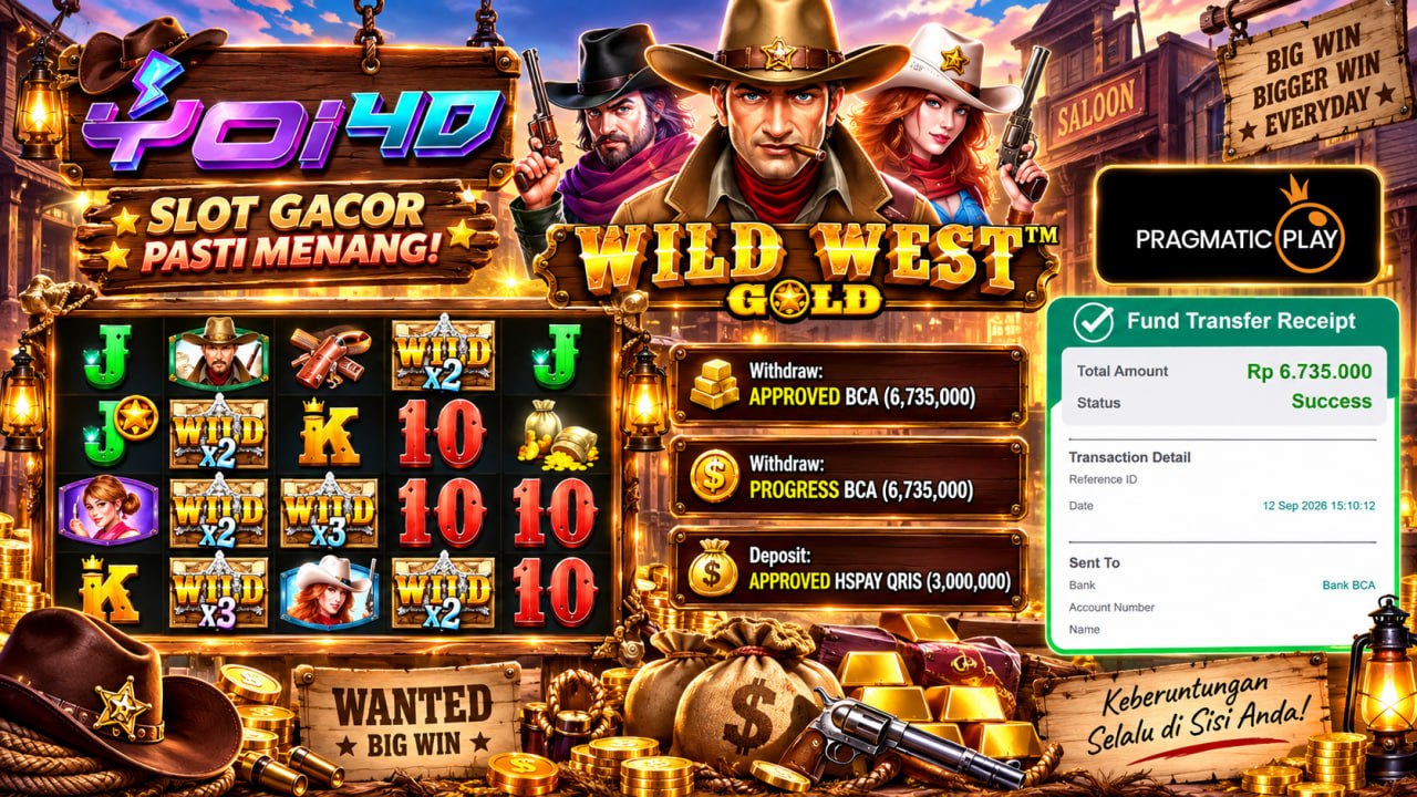 🔥 SELAMAT KEPADA MEMBER YOI𝟰D 🔥
DEPOSIT : RP 3.000.000
WITHDRAW : RP 6.735.000
L