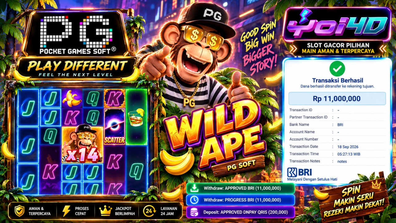 🔥 SELAMAT KEPADA MEMBER YOI𝟰D 🔥
DEPOSIT : RP 200.000
WITHDRAW : RP 11.000.000
LI